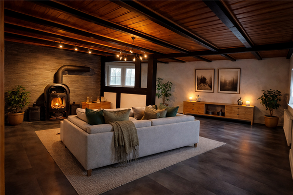 Wohnzimmer - virtually staged