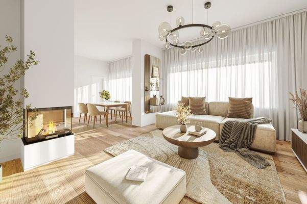 Wohnzimmer-Visualisierung