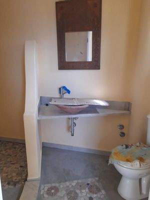 Kreta, Mirsini: Traditionelles Haus auf zwei Etagen mit Meerblick zu verkaufen