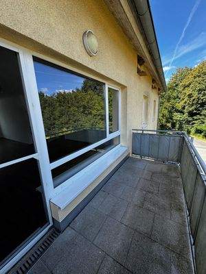 Moderner Balkon mit Ausblick