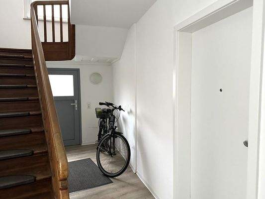 Der Eingang in die ...