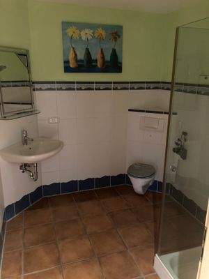 Gäste-WC mit Dusche