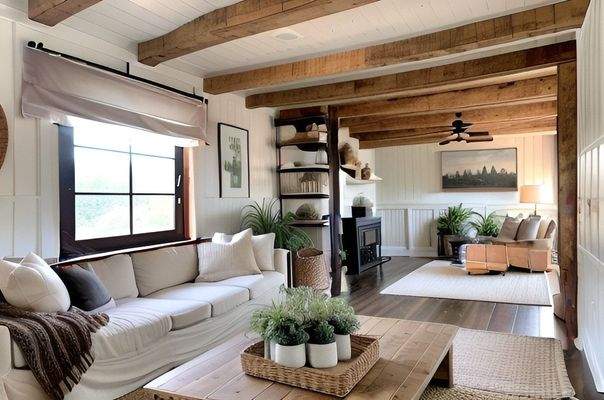 Gestaltungsbeispiel für Ess- und Wohnzimmer