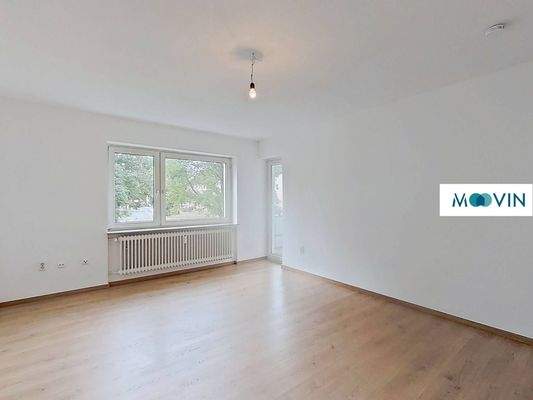 Ansicht II: Wohn- und Esszimmer