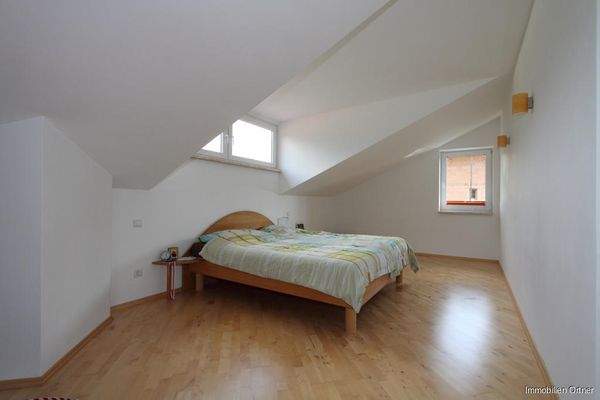 Schlafzimmer - ausgebauter Dachboden