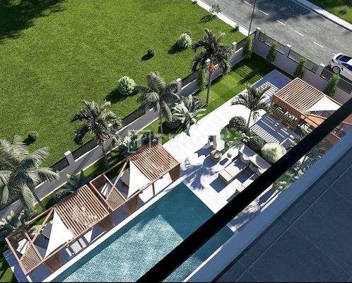 3-Bedroom Apartments in a Project with a Pool in Bursa
