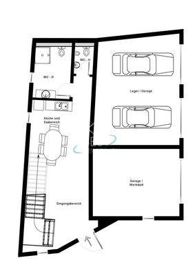 Gewerbe Grundriss EG