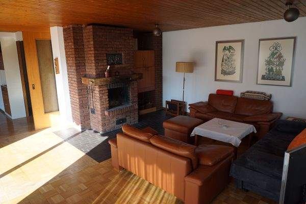 Wohnbereich mit Kamin