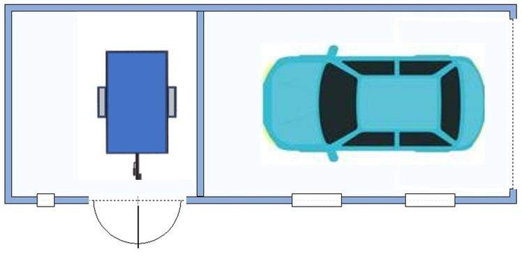 Garage-Auto/Garage-Anhänger