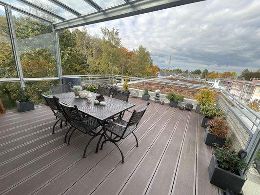 Dachterrasse nach Norden