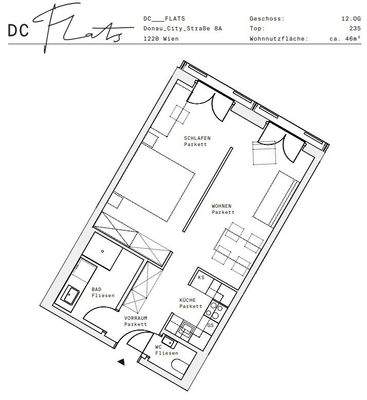Plan_1220, Donau City S 8A_OG12_TOP 235