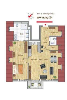 WHG 24 Grundriss Haus B