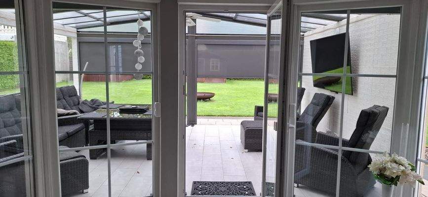Wintergarten mit Fußbodenheizung