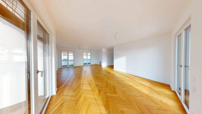 Wohn- Essbereich und Küche