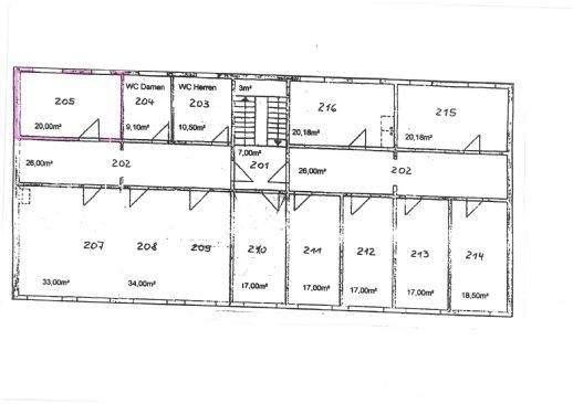 Grundriss Raum 205