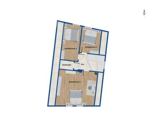 Grundriss Dachgeschoss