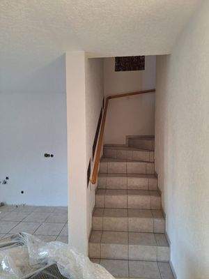 Treppenaufgang ins Obergeschoss