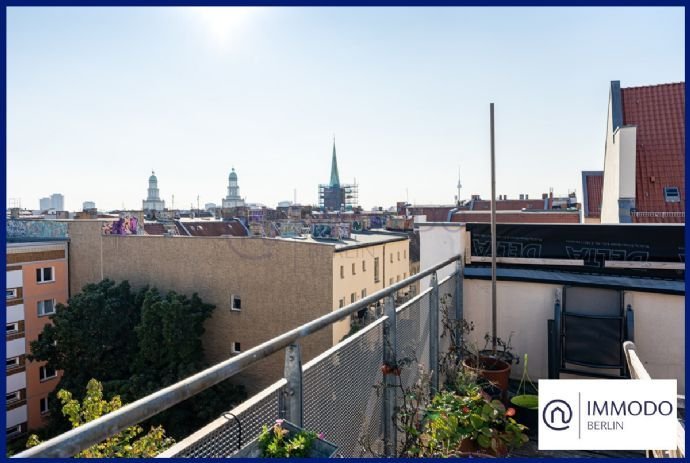 VB - Über den Dächern Berlins - Wunderschöne Maisonette-Dachgeschosswhg. mit großer Dachterrasse uvm