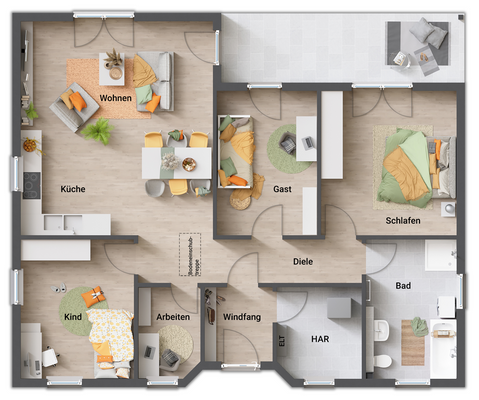 Grundriss-Winkelbungalow-Bungalow-108-Erdgeschoss-