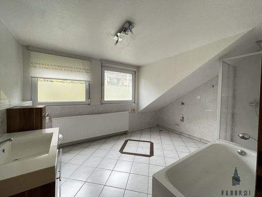 Tageslichtbad im Dachgeschoss