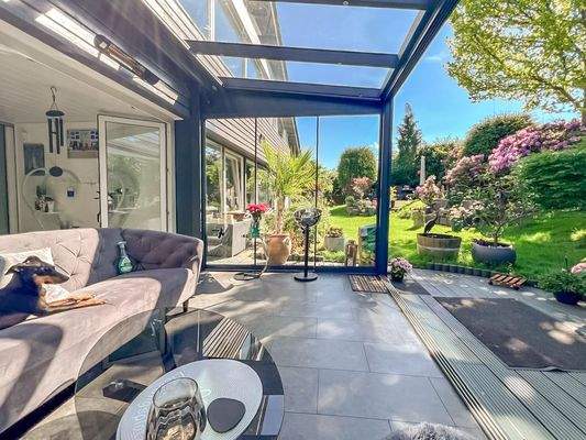 Wintergarten im Sommer