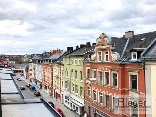 Blick auf die Nachbarhäuser