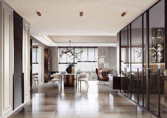 Apartments in the Project with Shopping Center on Eskisehir Road