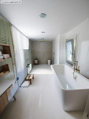 Bad Erdgeschoss Einrichtungsbeispiel