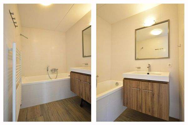 Haus Ouddorp Ensuite Badezimmer Dusche Fußweg Stra