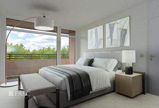 Schlafzimmer gestaged