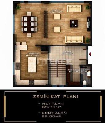 Sea View Houses with Indoor Pool in Yalincak Trabzon