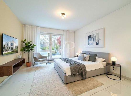 Schlafzimmer (digitales Staging)