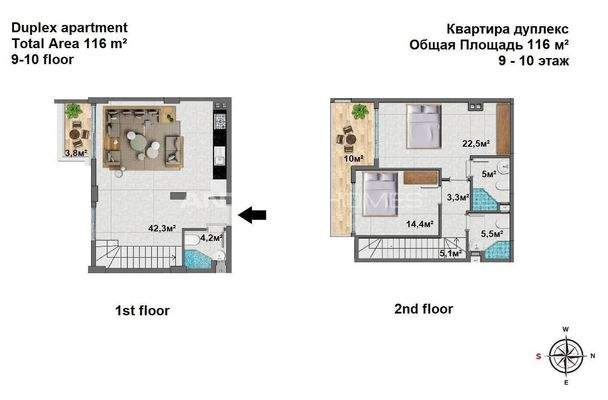 Spacious Apartments in the Heart of Mahmutlar Alanya