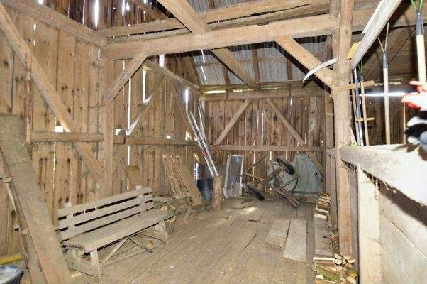 Innenansicht der Scheune