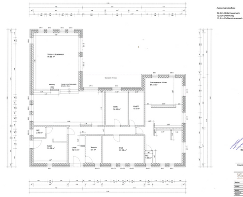 Großzügige Raumaufteilung