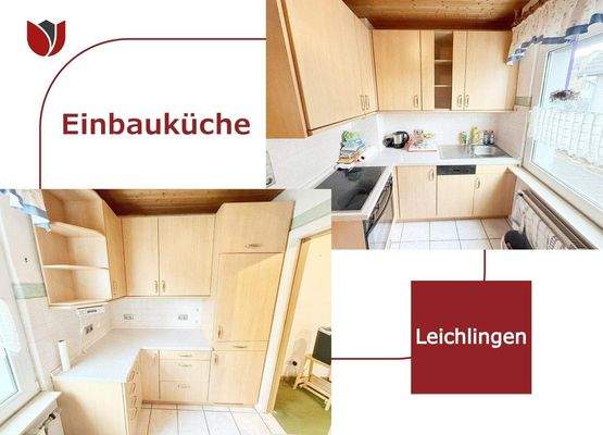 Küche mit Einbauküche