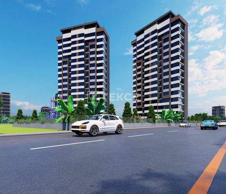 Chic Sea-View Apartments in a Complex in Mersin Turkey