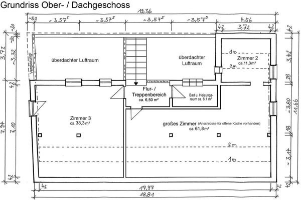 Grundriss Dachgeschoss