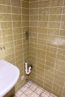 Waschmaschinenanschluss im Bad