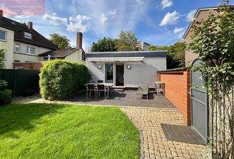 Blick aus dem Garten