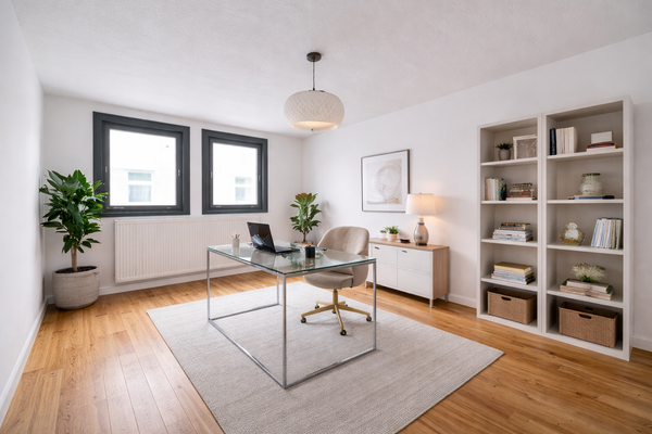 praktischer Arbeitsbereich - virtuell renoviert