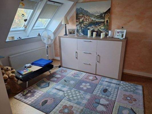 Schlafraum unter dem Dach