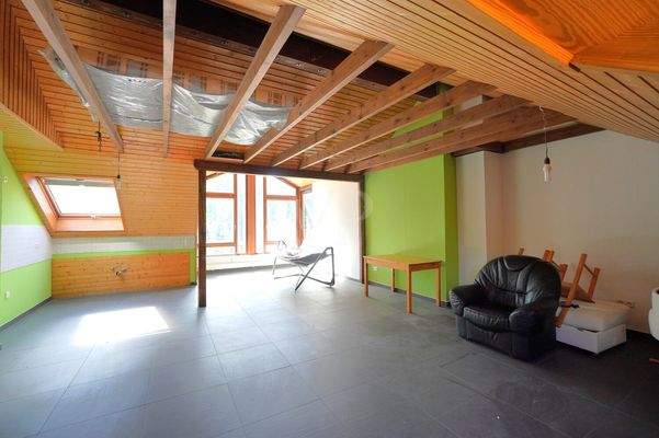 Küche, Wohn- Essbereich Dachgeschoss