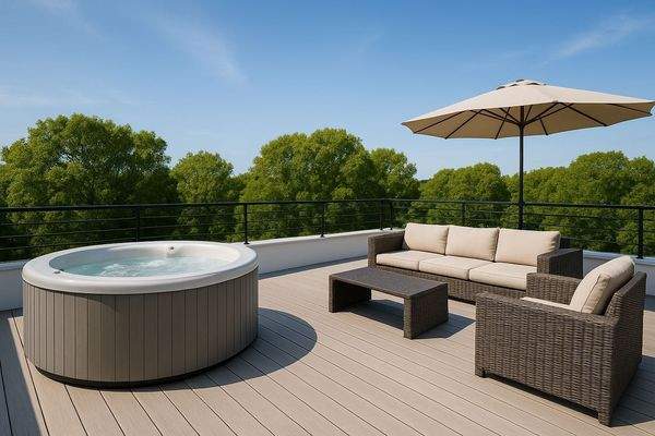 Visualisierung Dachterrasse