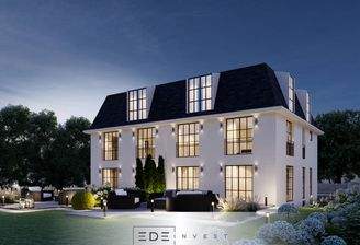 Gartenansicht bei Abenddämmerung_Visualisierung