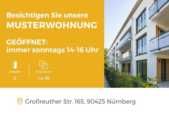 Musterwohnung geöffnet Sonntags 14-16 Uhr