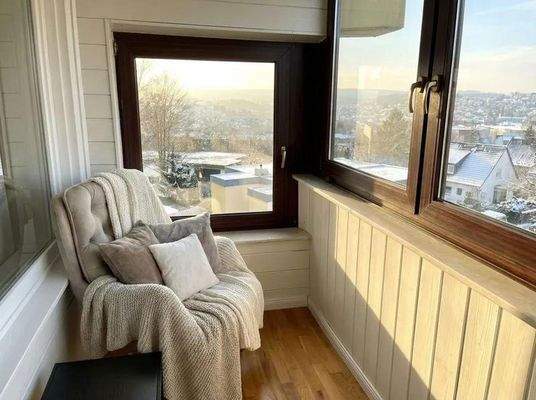 Balkon mit herrlichem Blick