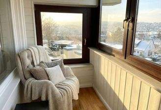 Balkon mit herrlichem Blick