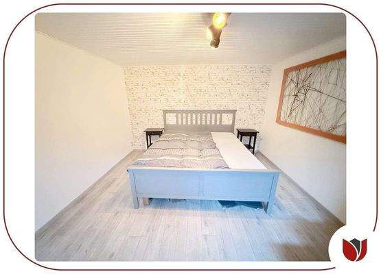 Wohnlich hergerichtet: Gästezimmer im Untergeschos