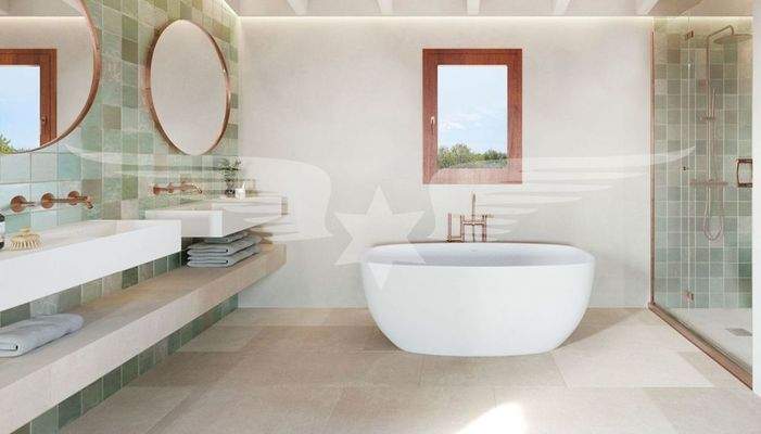 Visualisiertes Badezimmer